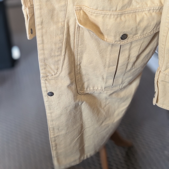 m julian adventures santa fe collection long yellow cotton duster - Picture 11 of 16